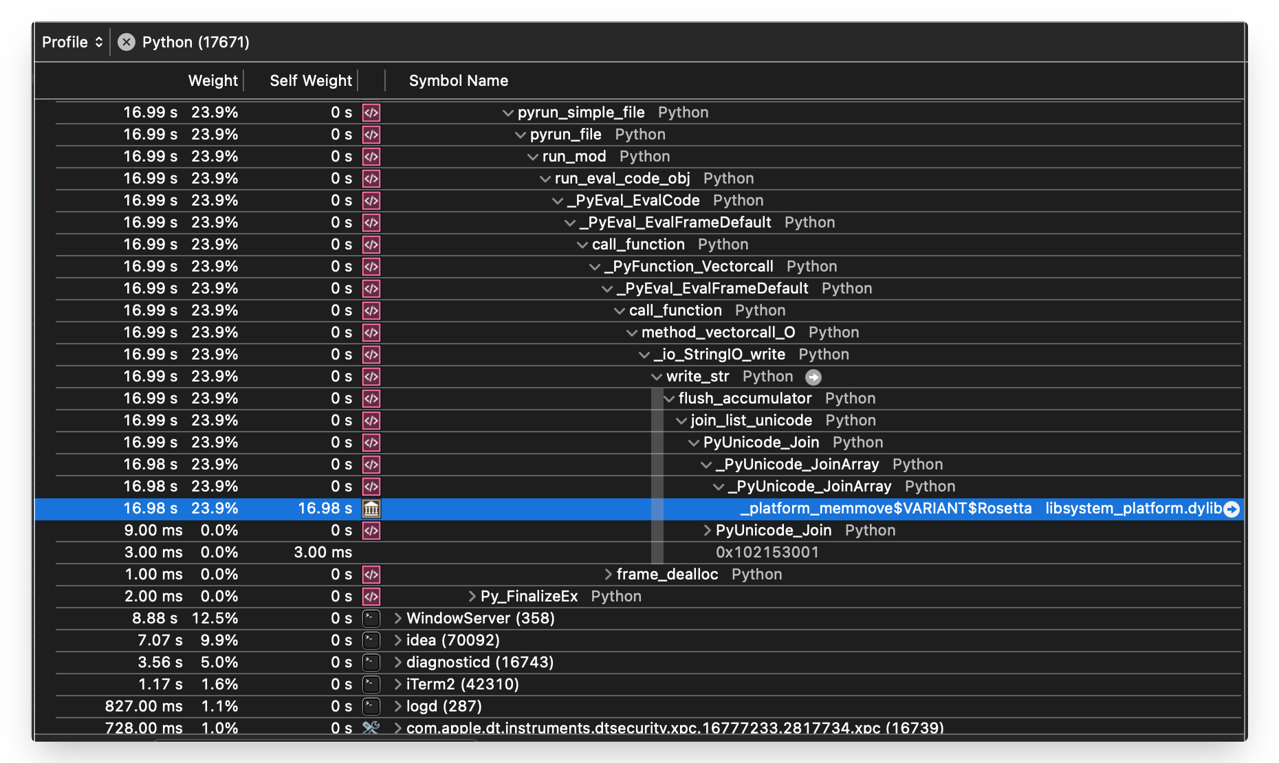 scalene has a GUI interface to view profile data